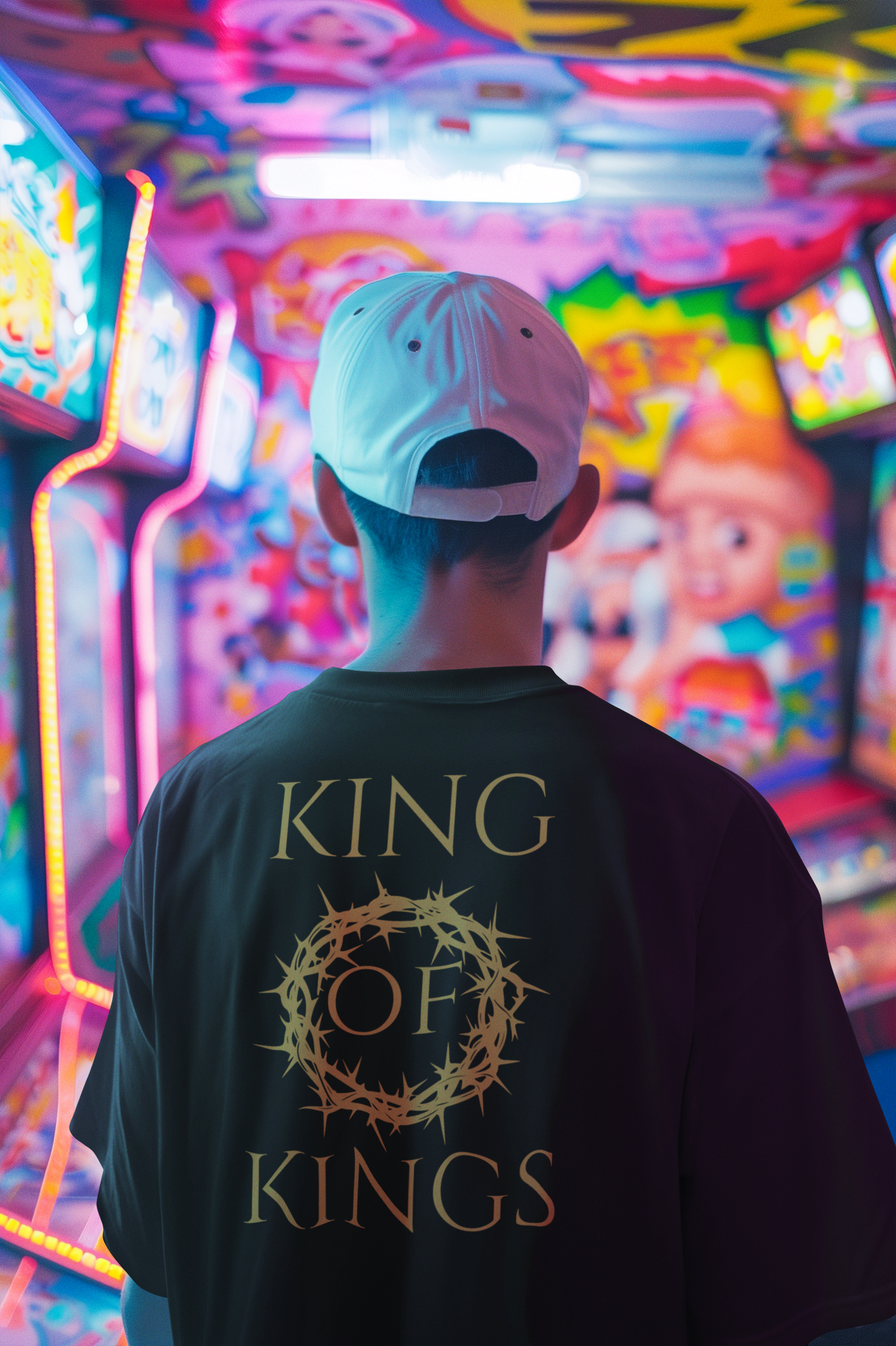 King of Kings Crown Tee – Bold Christian Streetwear | Crown of Thorns Design | Unisex Fit