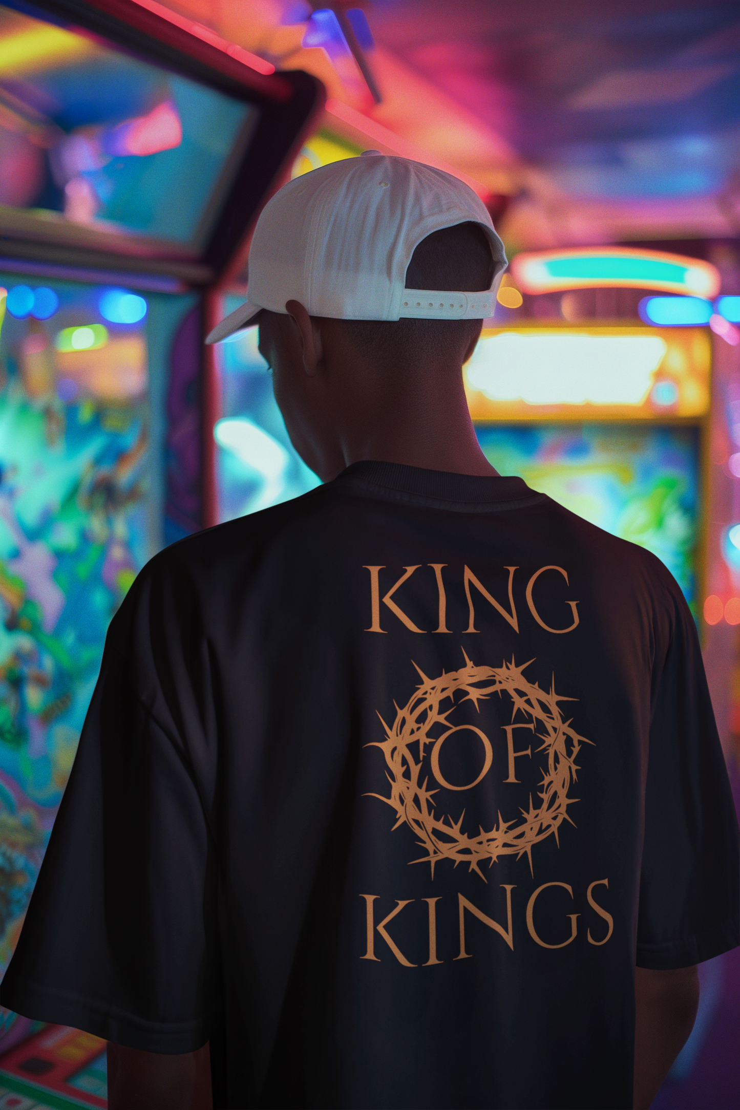 King of Kings Crown Tee – Bold Christian Streetwear | Crown of Thorns Design | Unisex Fit